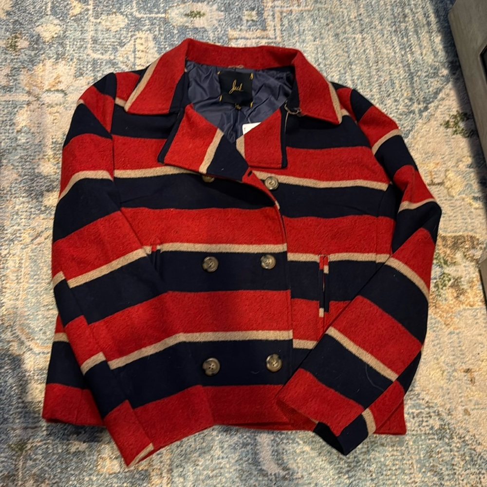 Jack. Wool Lined Coat Sz L